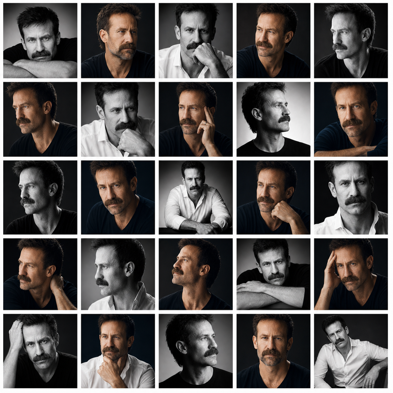 Portrait grid of Joshua Lawrence