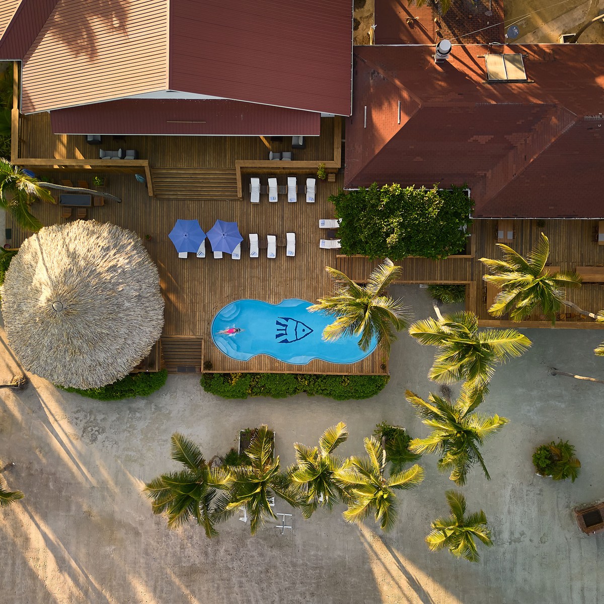 Luxury resort hospitality photography for Turneffe Island Resort in Belize by Joshua Lawrence Studios