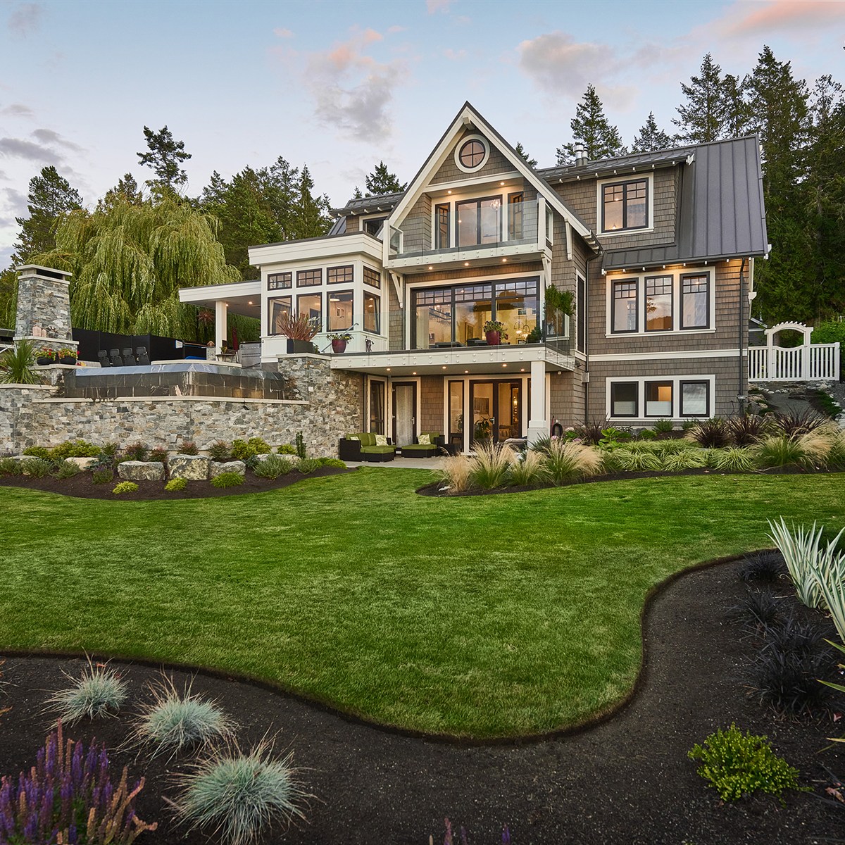 Coastal luxury home photography for Landsend by Joshua Lawrence Studios