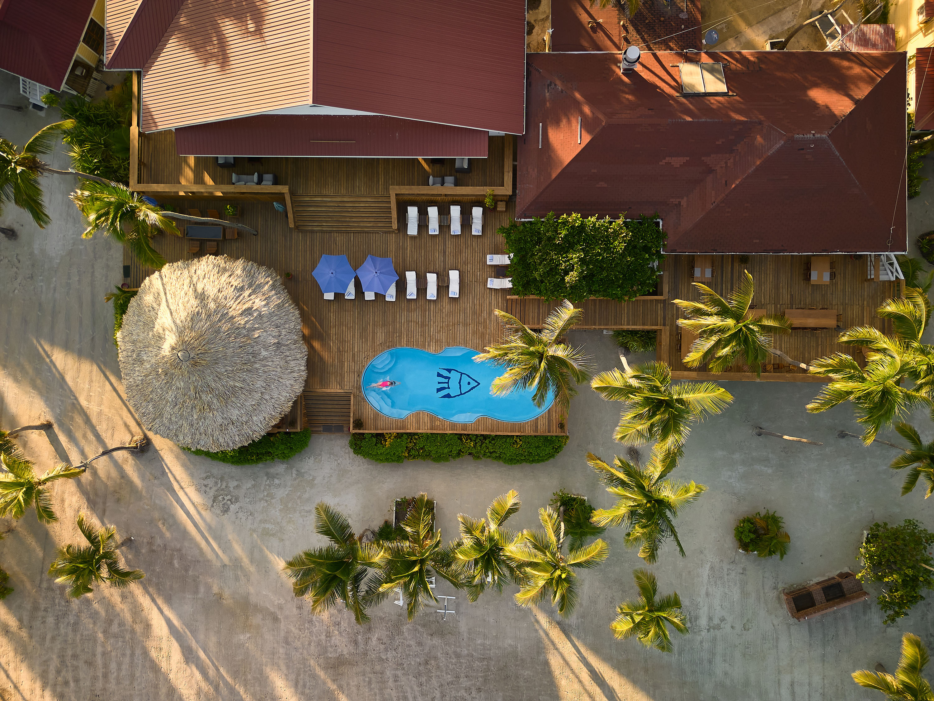 Luxury resort hospitality photography for Turneffe Island Resort in Belize by Joshua Lawrence Studios