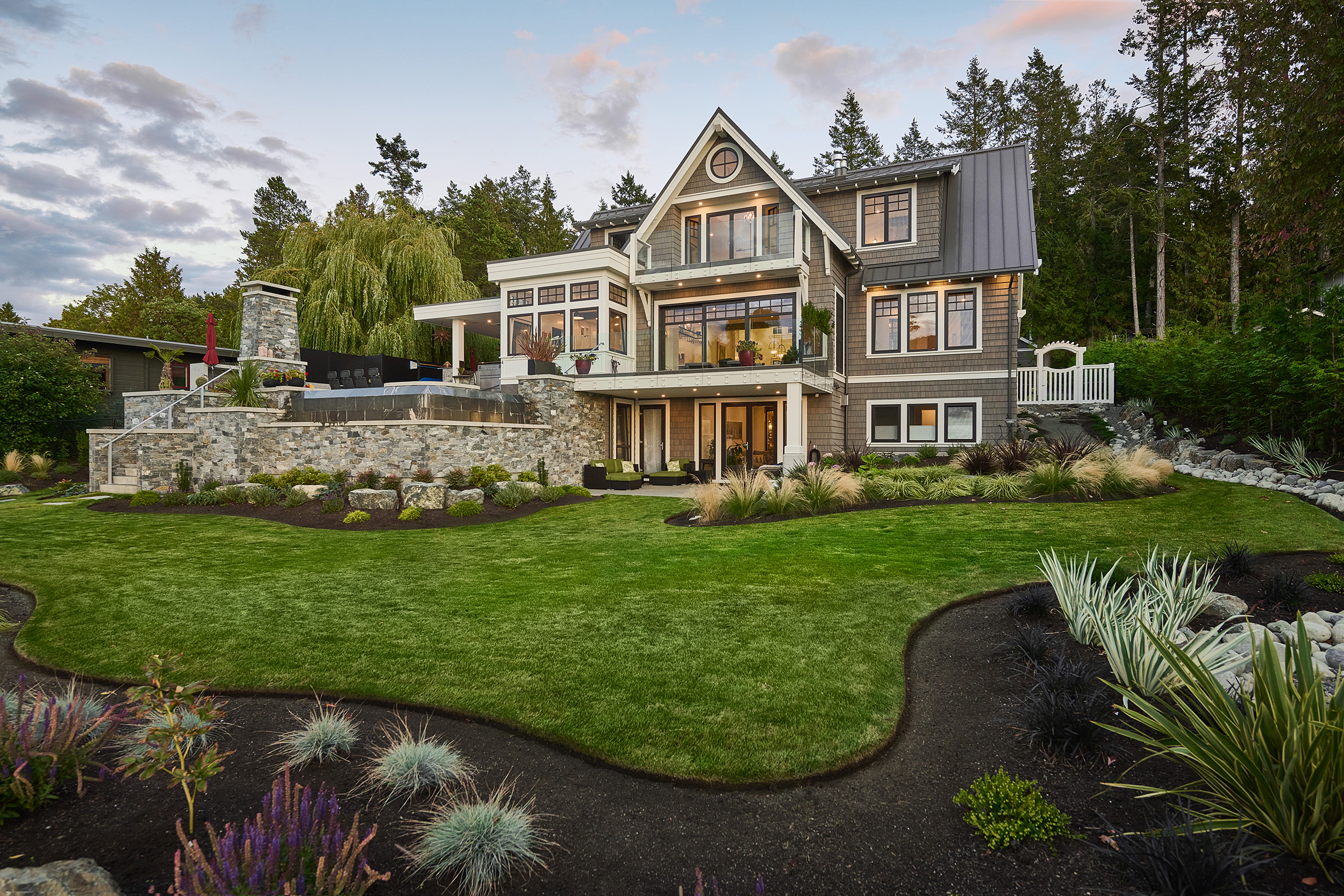 Coastal luxury home photography for Landsend by Joshua Lawrence Studios