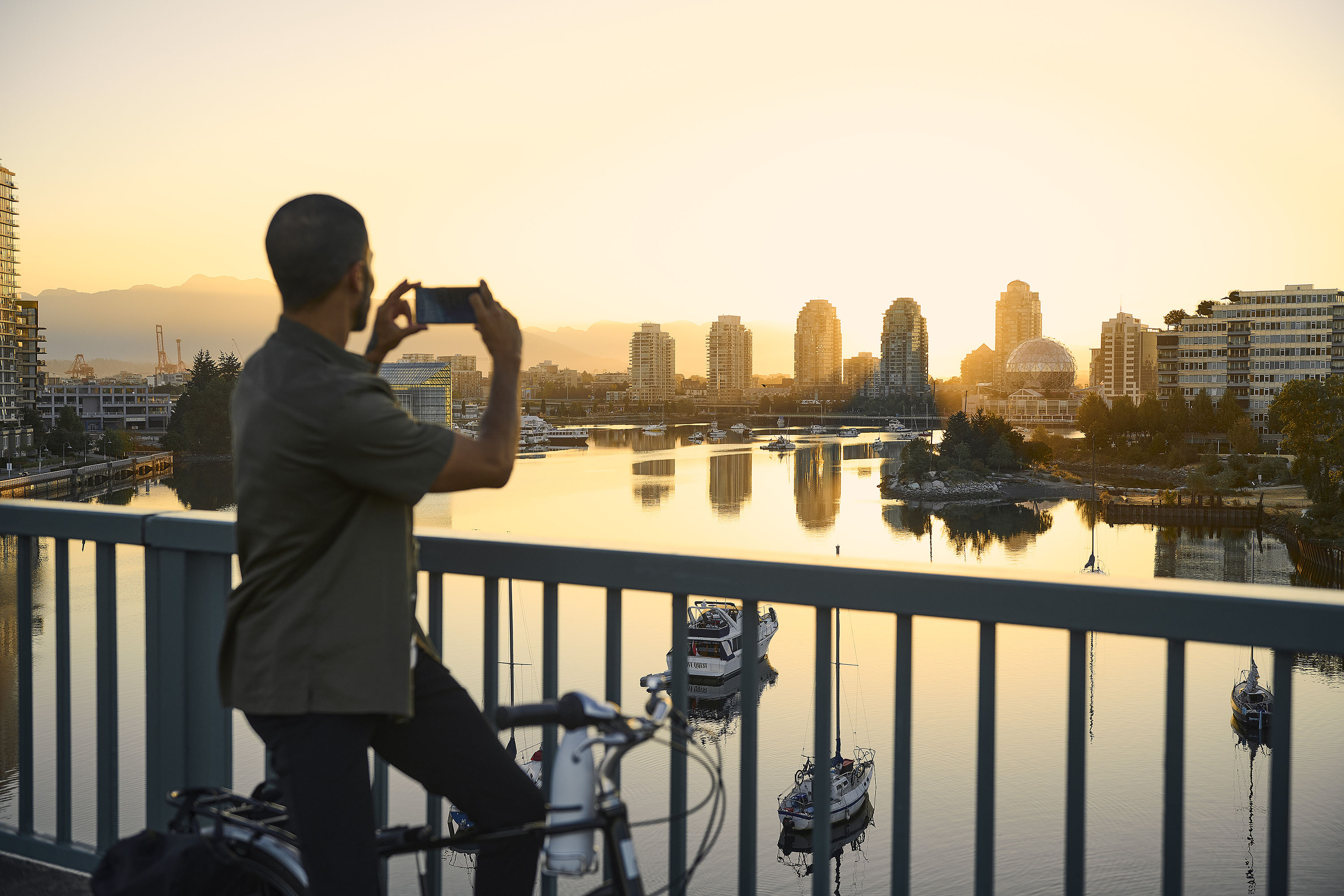 Lifestyle workplace marketing photography for AbCellera by Joshua Lawrence Studios