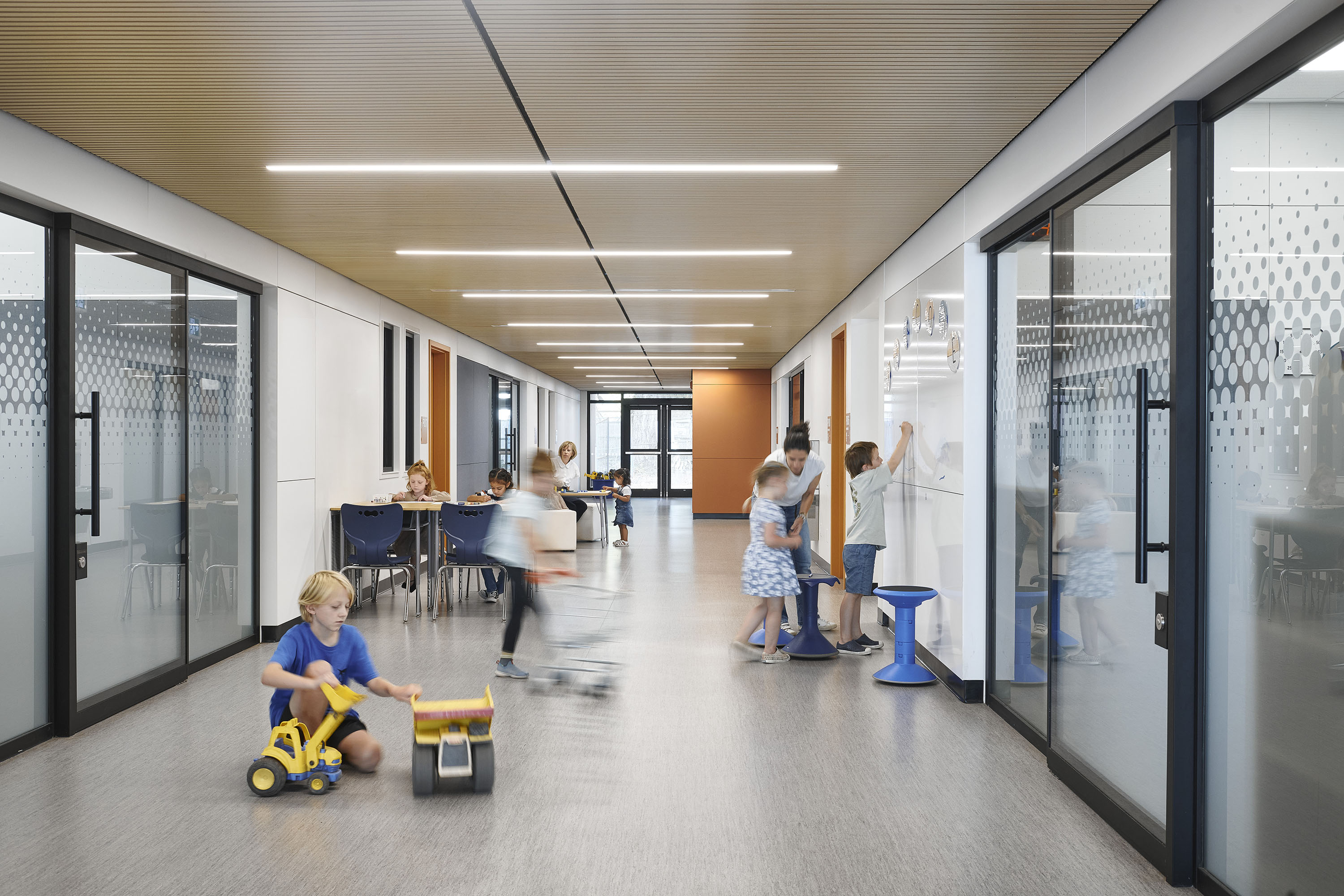 Education architecture photography for David Cameron Elementary by Joshua Lawrence Studios