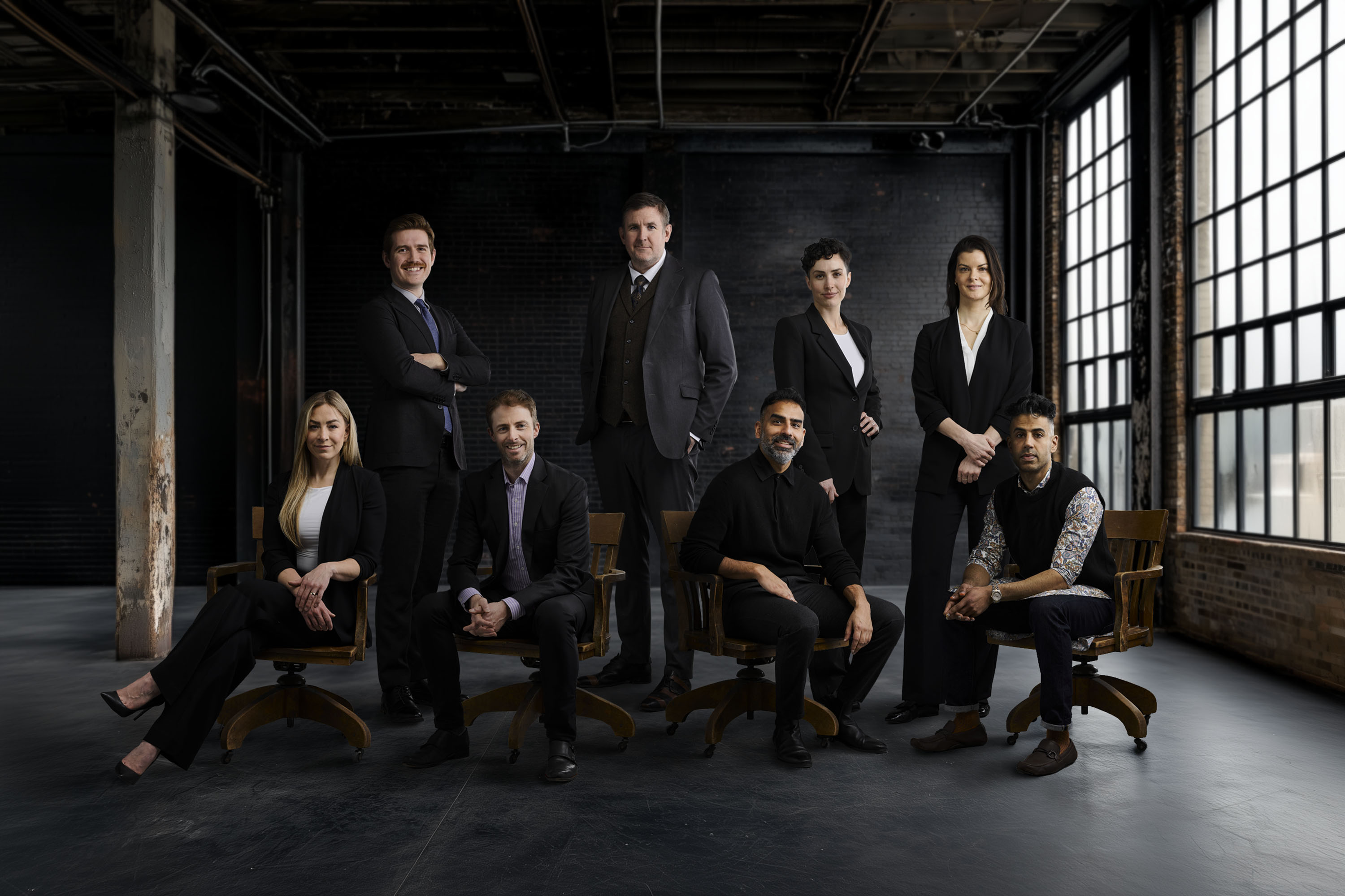 Team Photos Flexible group shot, individual portraits photography by Joshua Lawrence